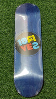 18FIVE2 - 8.25" Blue OG Big Logo Skateboard Deck