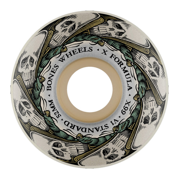 Bones - 52MM 99A Butterfly Effect V1 Standard X-Formula Skateboard Wheels