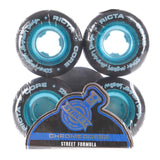 Ricta - 50MM 81B Nyjah Huston All Star Chrome Cores Teal Skateboard Wheels